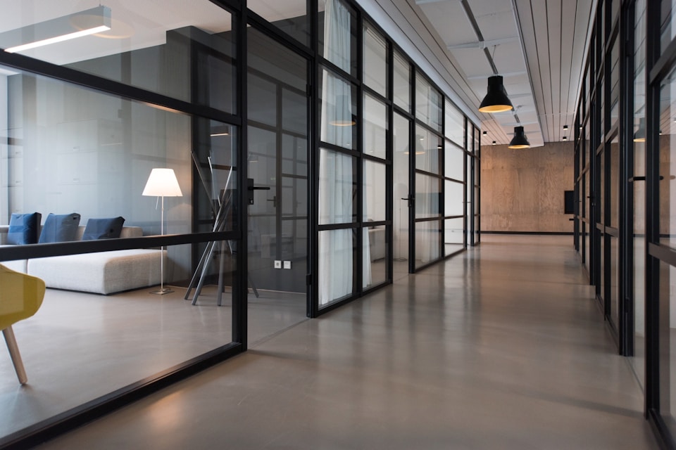 Modern office workspace ready for connected business operations with One Click Business Suite